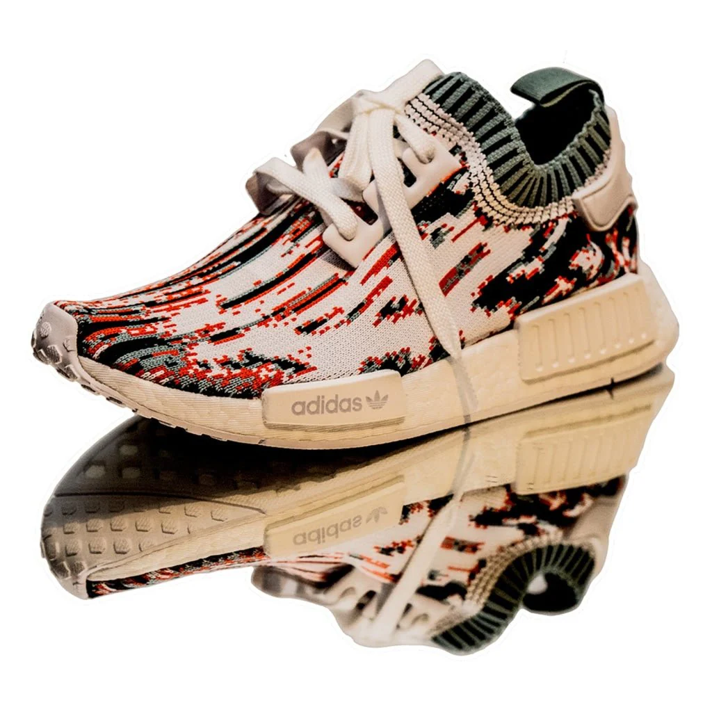 NMD R1 Sneakersnstuff Datamosh Collegiate Orange