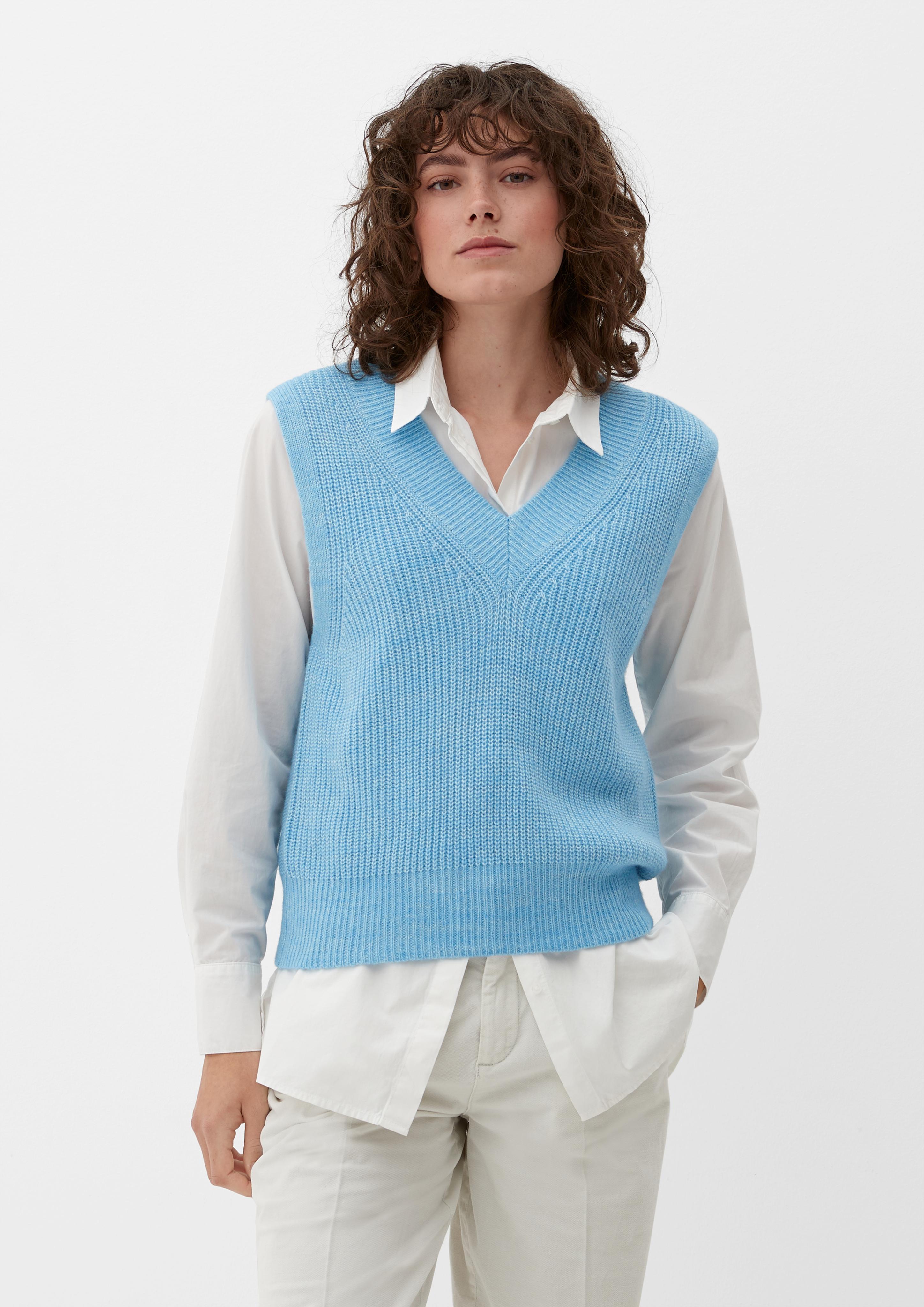 Strickpullunder mit V-Ausschnitt  2124205-5194
