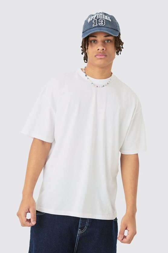 Oversize T-Shirt mit floralem Limited Edition Print