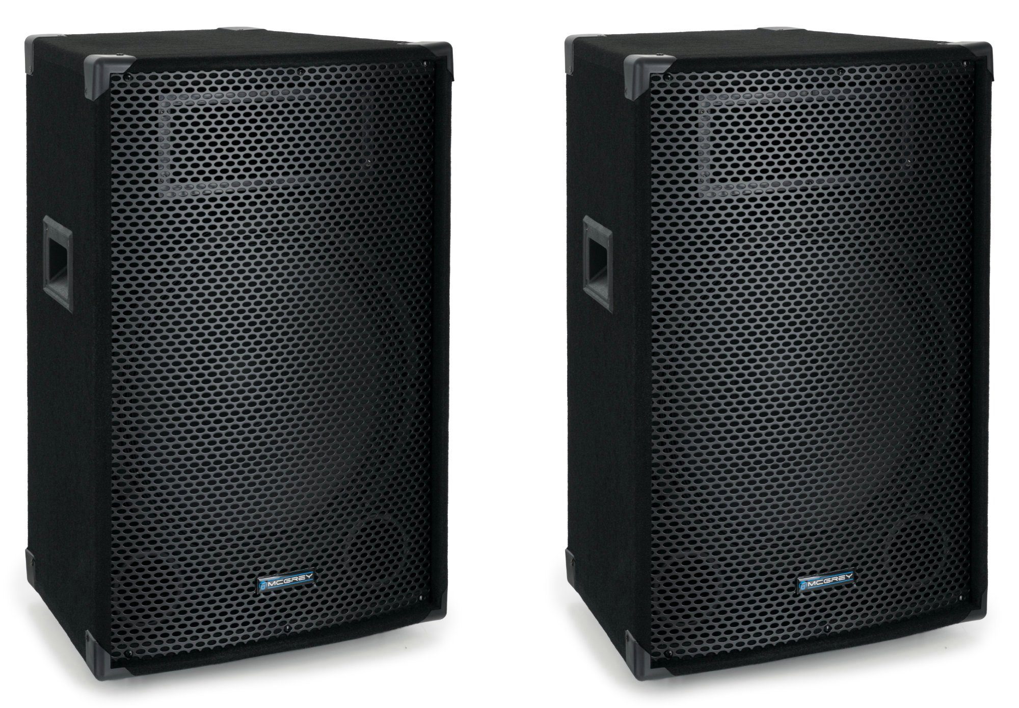 McGrey BP-215 Bandpack PA-Anlage Lautsprechersystem (Bluetooth, 150 W, inkl. 4-Kanal Powermixer - USB/SD-Slot - Mikrofon, Kabel & Stative)