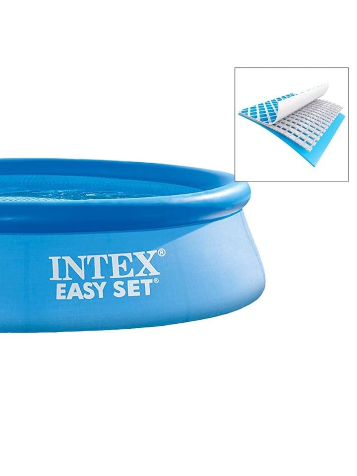 Intex Easy Set Pool (244x61cm)   Abdeckplane in blau günstig kaufen onesize