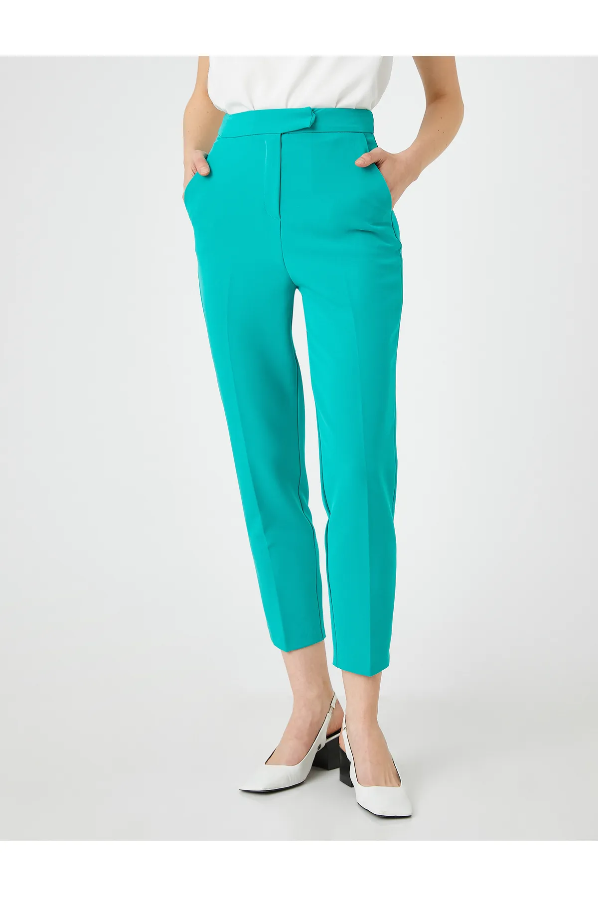 Koton  Basic-Hose aus Zigarettenstoff mit Taschen