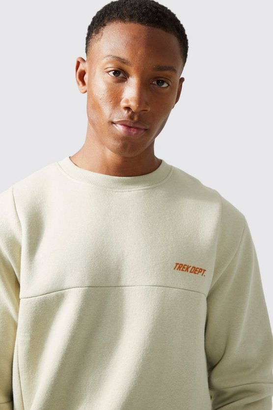 Active Sweatshirt mit Trek Dept Naht-Detail