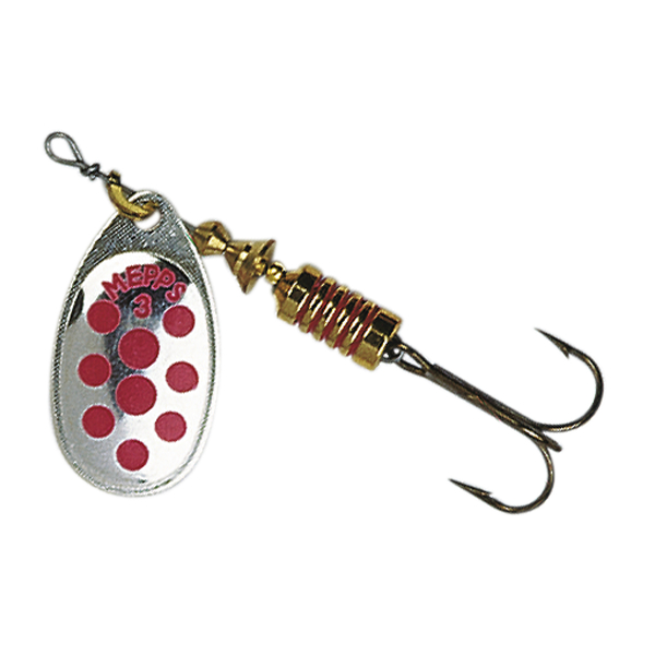 Mepps Spinner Aglia (Silber/Rot)