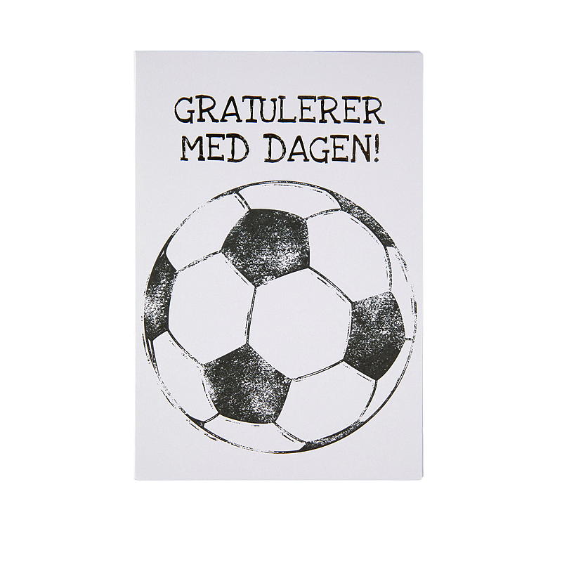 Kort gratulerer med dagen, fotball