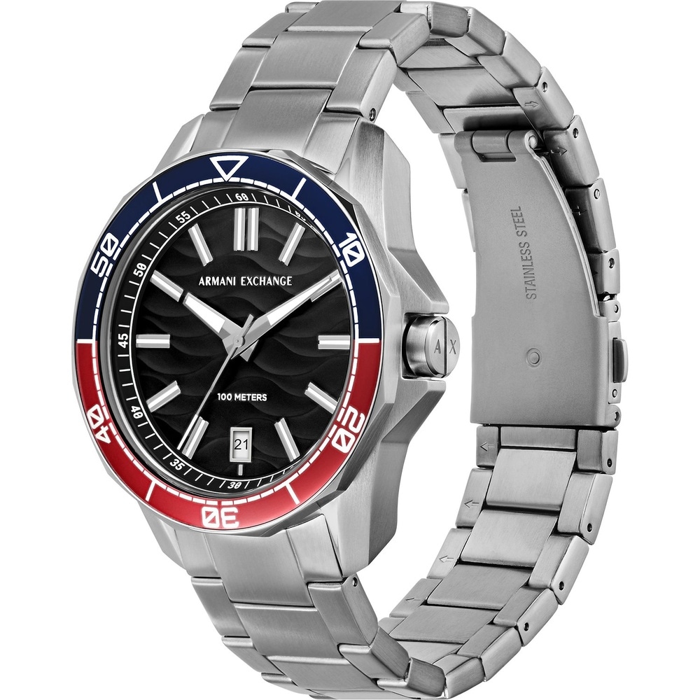 Armani Exchange Montre pour hommes Acier inoxydable Montre