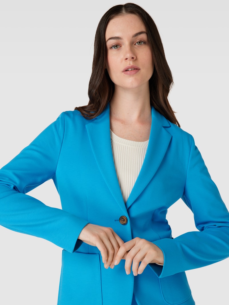 Blazer mit Reverskragen Modell 'Jonalahra' in royalblau