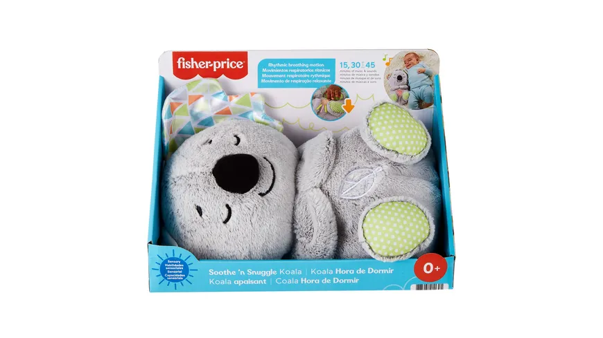 Fisher-Price Schlummer-Koala, Plüsch-Tier Baby, Spieluhr, Kuscheltier ab 0 M.
