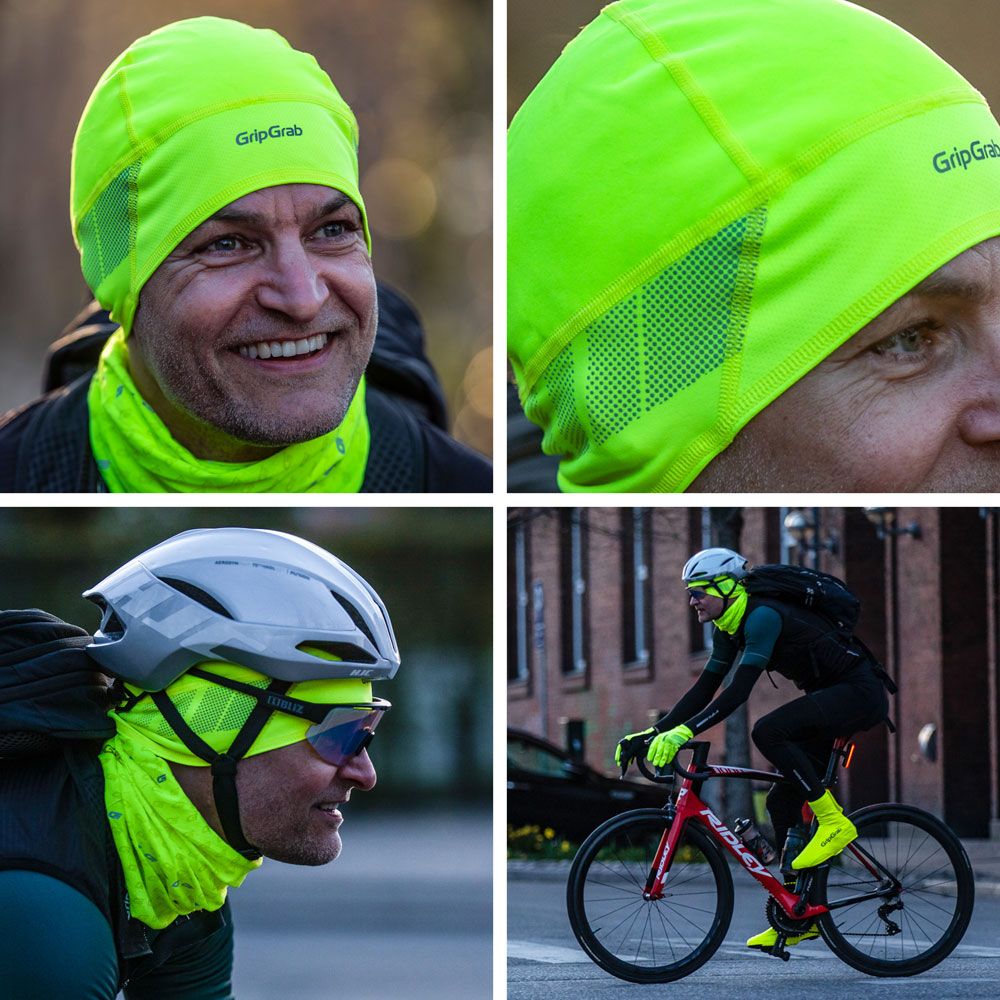 GripGrab Windproof Hi-Vis Skull Cap - Mütze kaufen | Bike-Discount