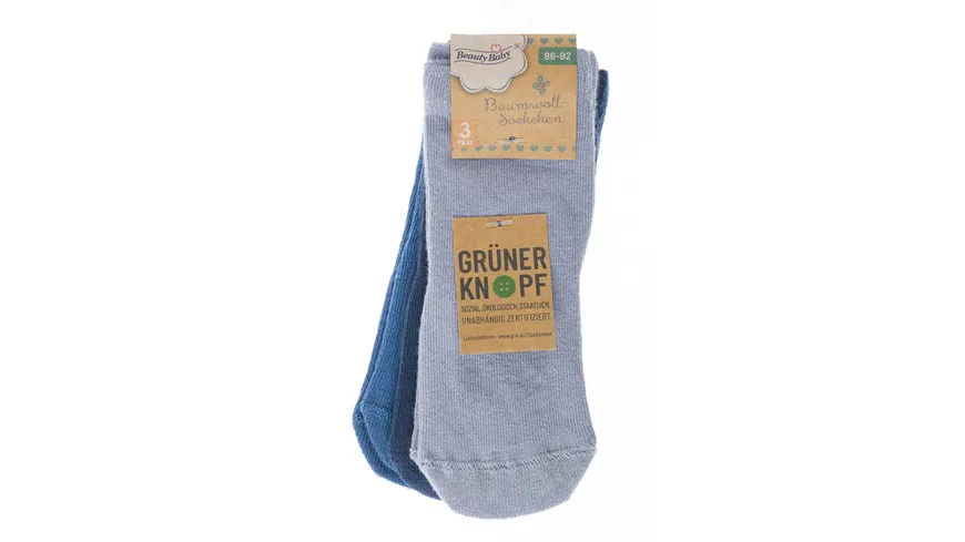Beauty Baby Baumwollsocke Boy blau