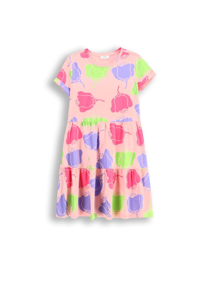 Coccodrillo Kleid mit kurzen Ärmeln in bunt günstig kaufen