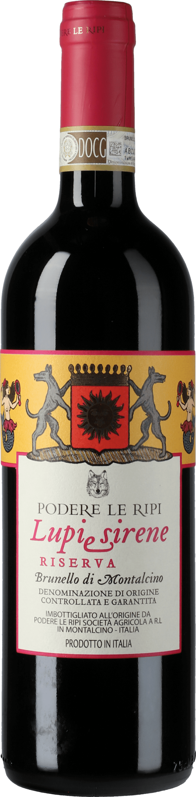 Podere Le Ripi: Lupi e Sirene Brunello di Montalcino Riserva 2016