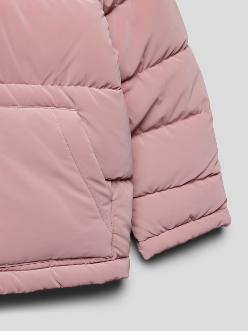Steppjacke mit Eingrifftaschen Modell 'Chiara' in hellrosa