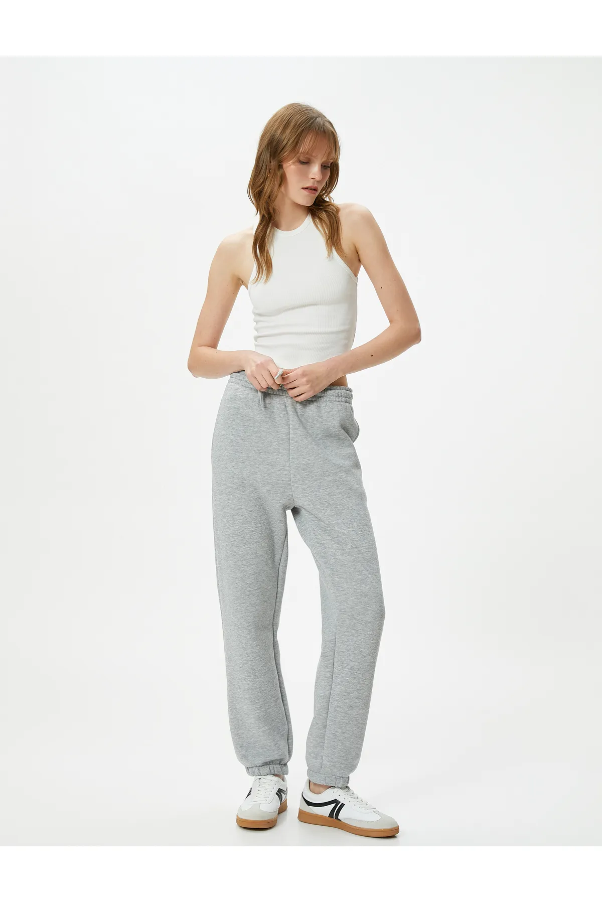 Koton  Jogginghose - Grau - Relaxed