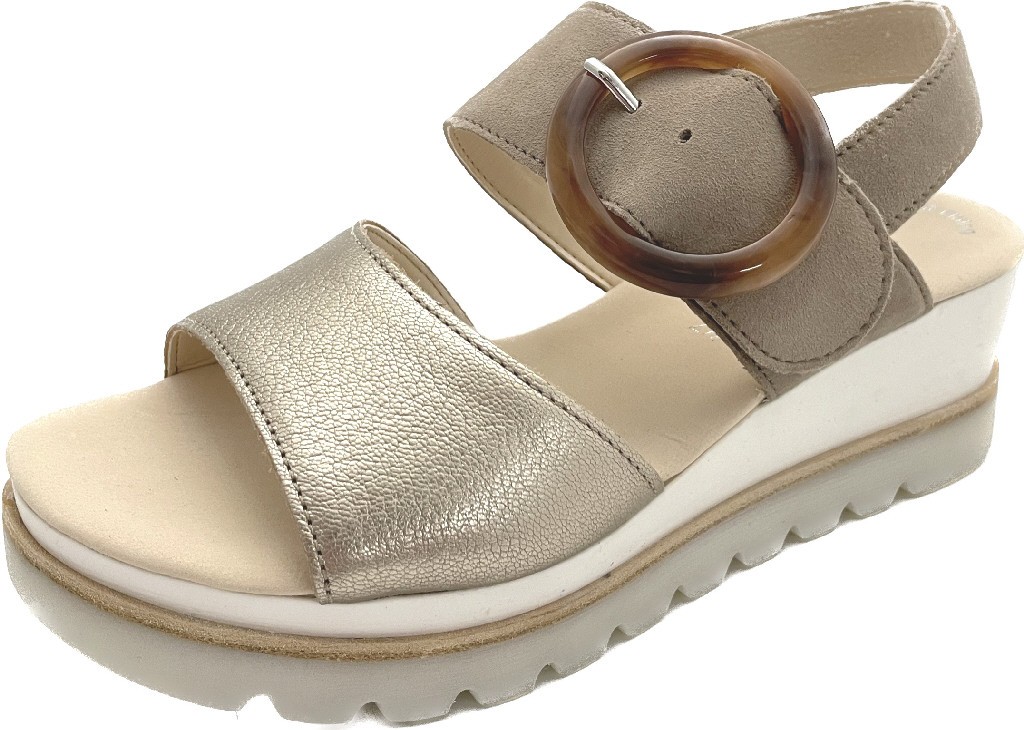 GABOR Keilsandalen beige Keilsandalette
