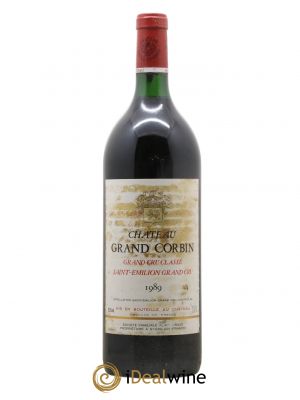 Château Grand Corbin Grand Cru Classé  1989 - Lot de 1 Magnum