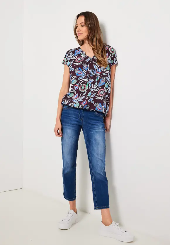 CECIL Bluse mit Blumenprint