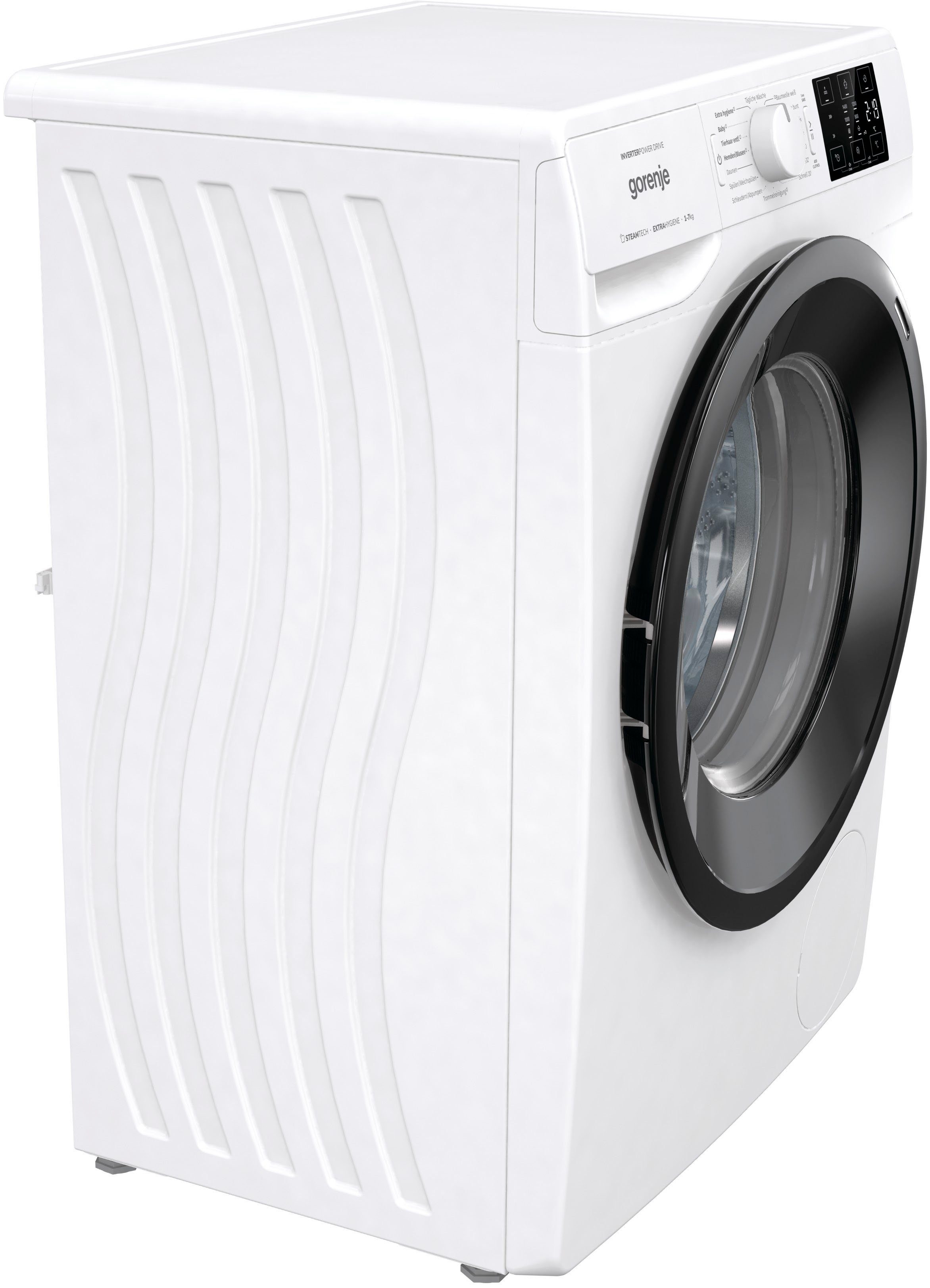 GORENJE Waschmaschine Wave NEI74SAP, 7 kg, 1400 U/min, nur 47 cm tief