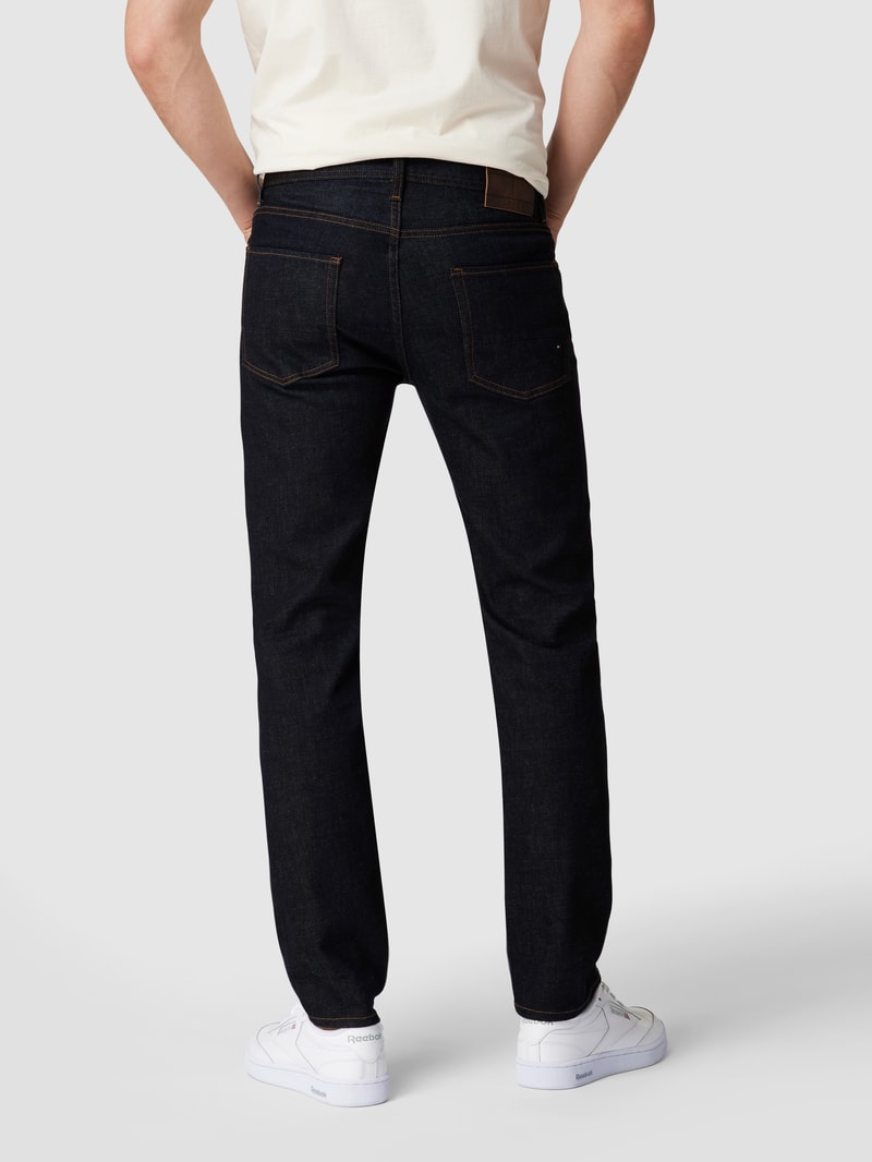 Straight Fit Jeans mit Stretch-Anteil Modell 'Denton' in dunkelblau
