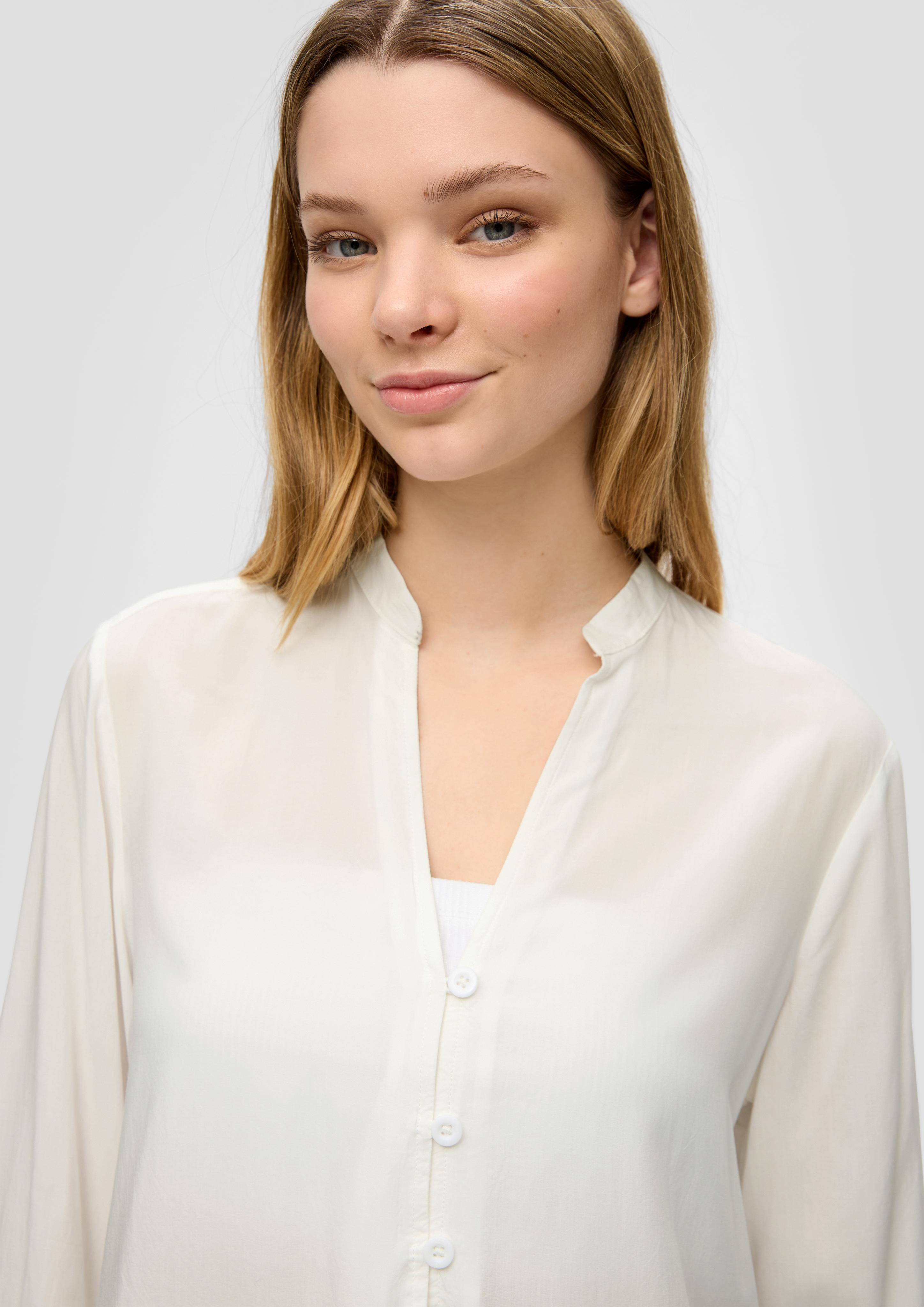 Viskosebluse mit Turn-up-Funktion  2140749-0200