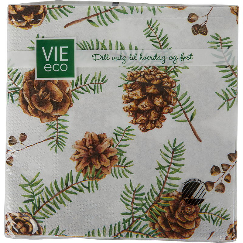 Vie Eco Servietter 20-pk 33x33 cm, Advent