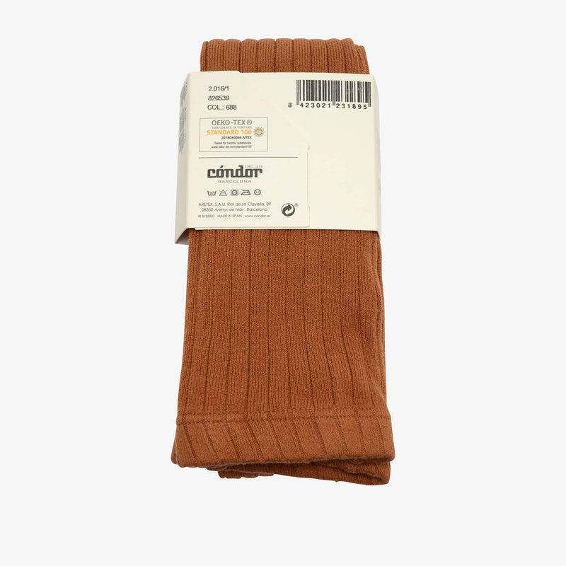 rib strumpfhosen - Braun