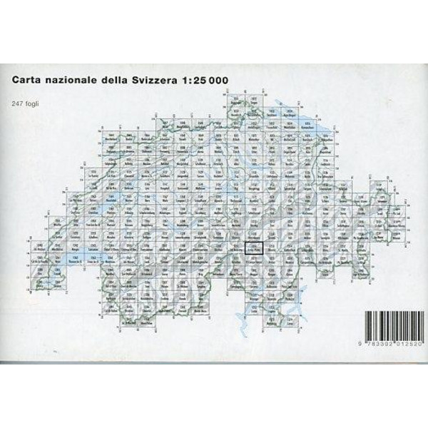 Swisstopo 1 : 25 000 Ambri-Piotta - Wanderkarte