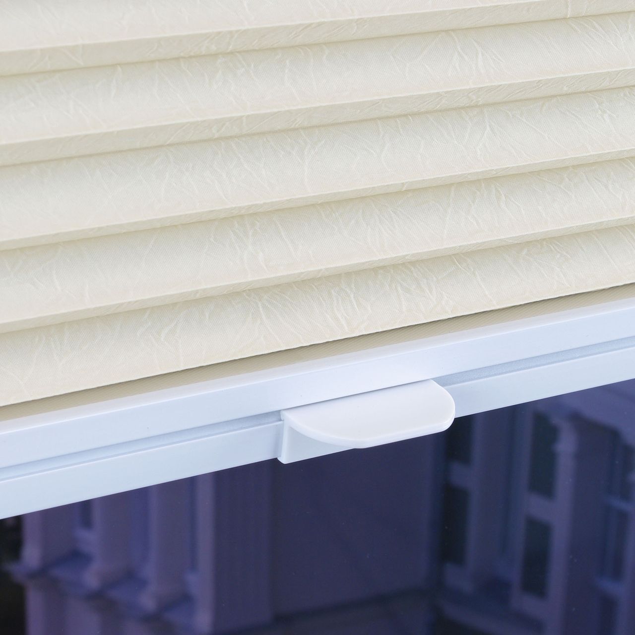 Bella Casa Klemmfix-Plissee verspannt, 150 x 60 cm, Beige
