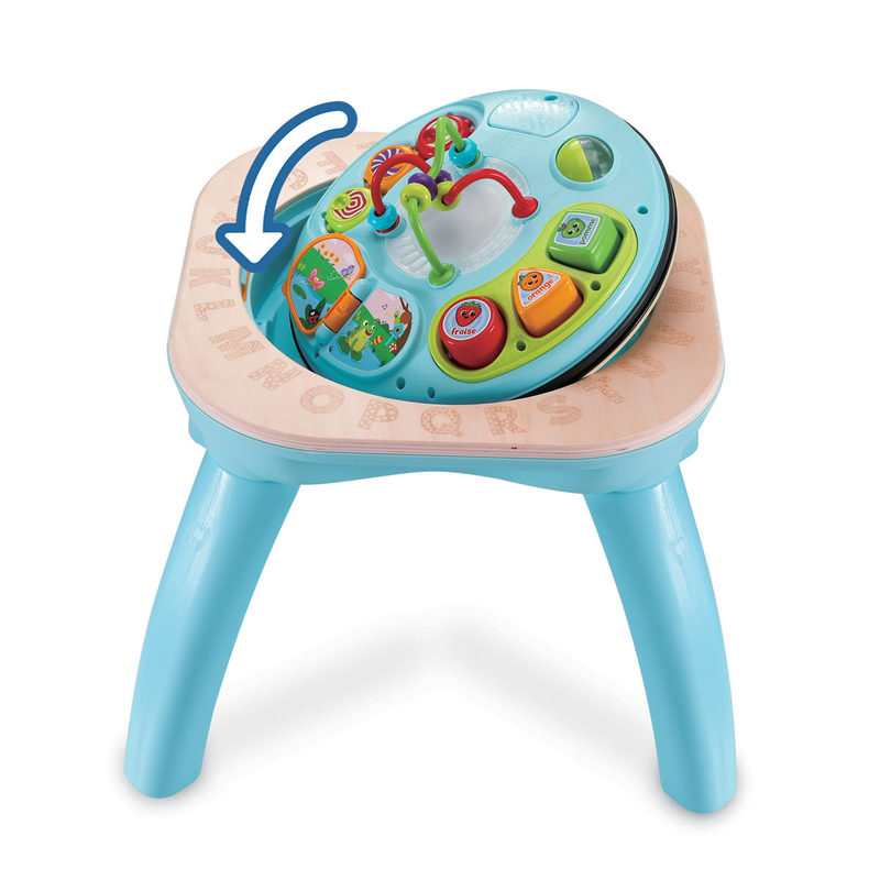 Table d'activités réversible nature 3 en 1 en bois FSC
