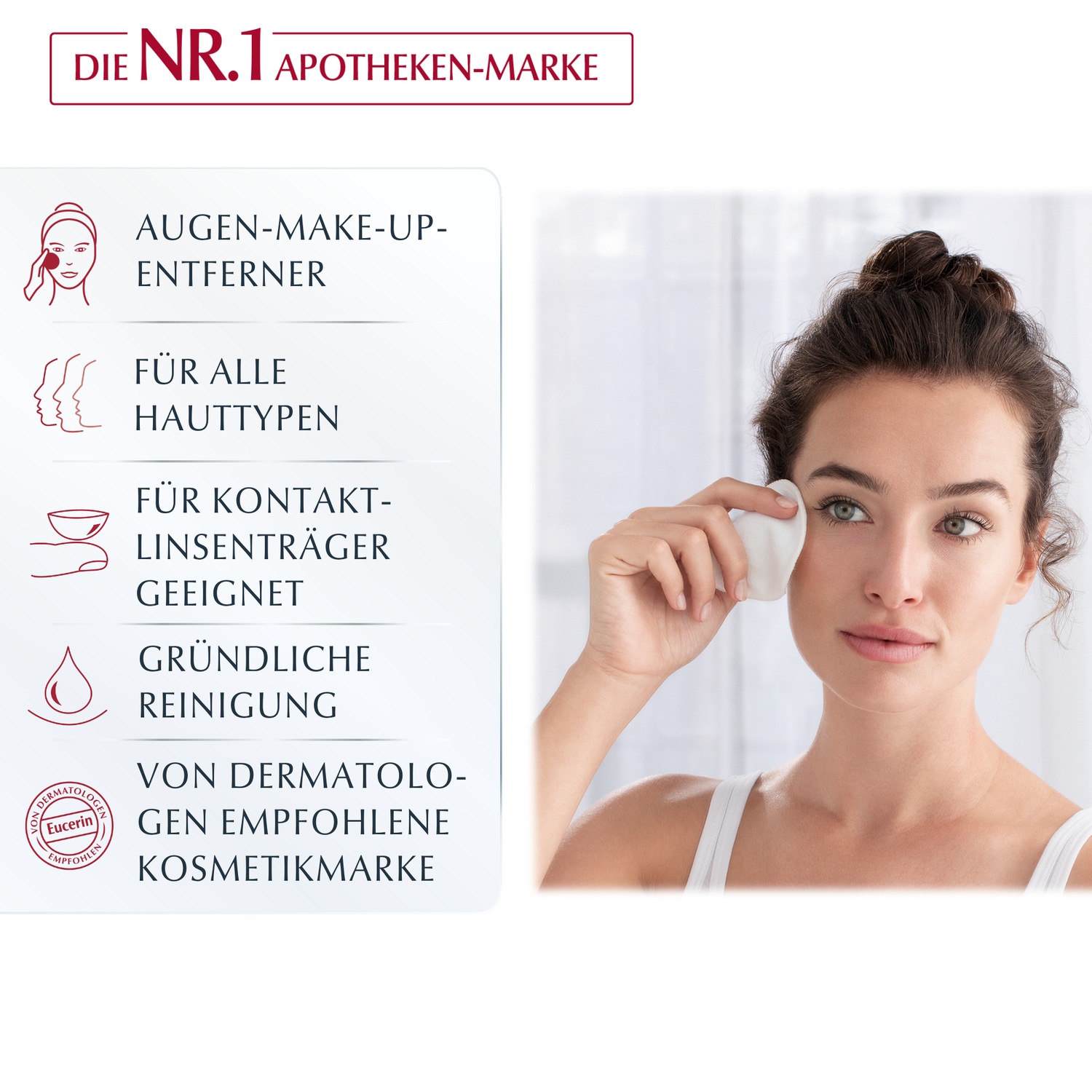DermatoCLEAN Augen Make-up Entferner