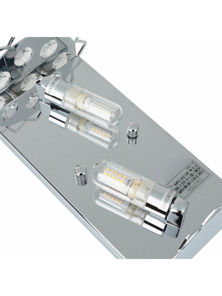 Licht-Erlebnisse Wandlampe EEK F in Chrom Klar/Transparent günstig kaufen onesize