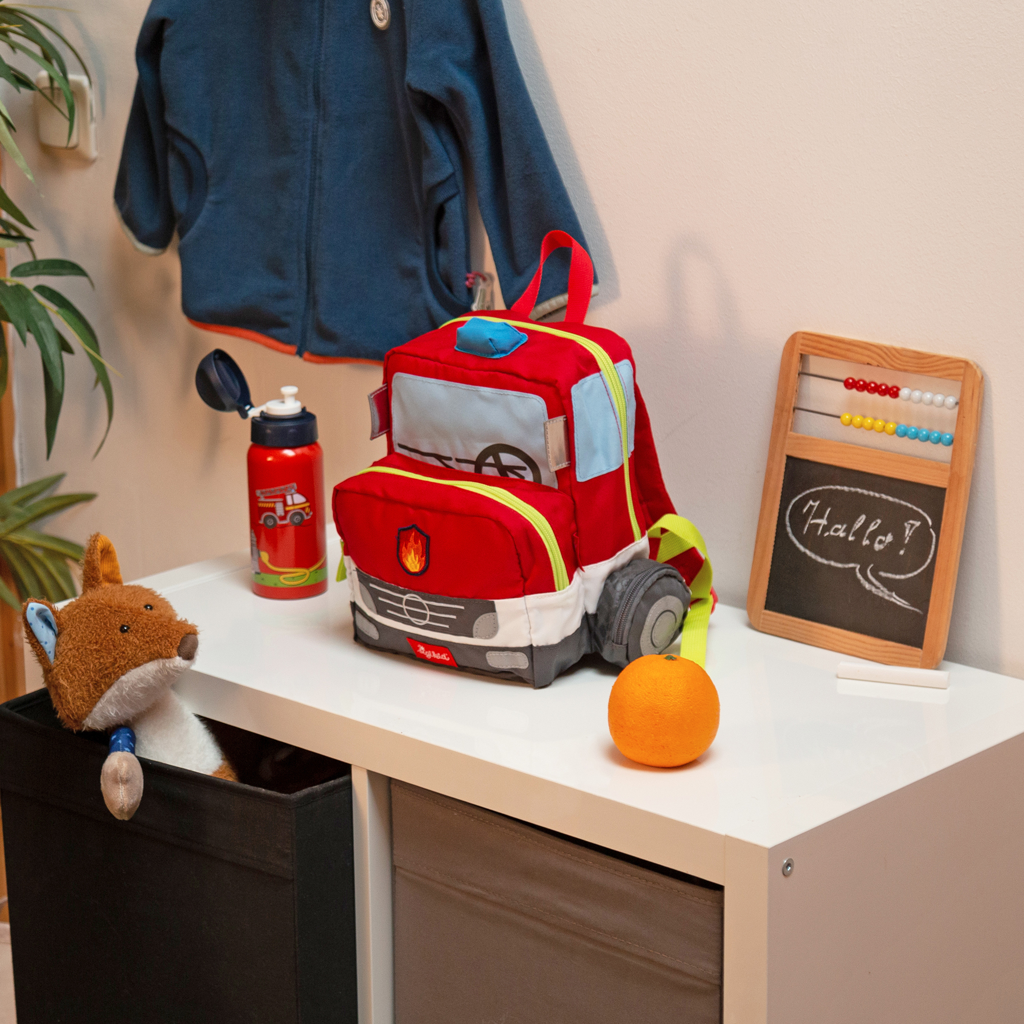 Kinder Rucksack Feuerwehrauto
