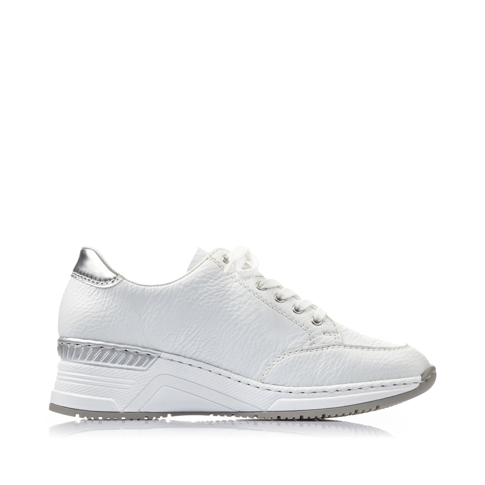 Rieker Damen Sneaker Low schwanenweiss