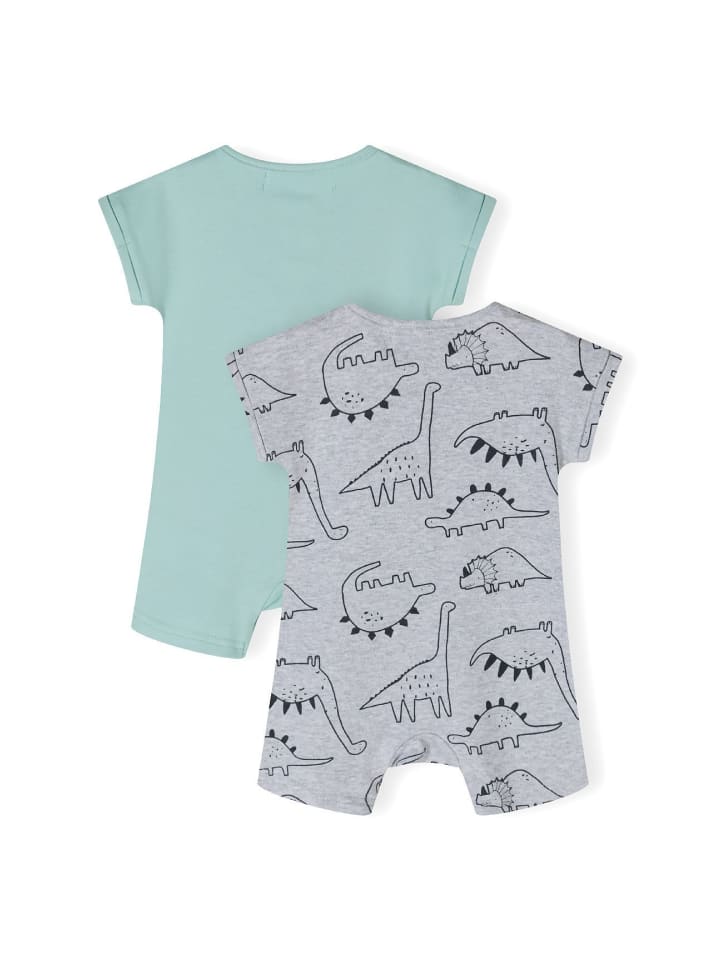 Minoti 2er. Set: Strampler 24babypack19 in grau günstig kaufen