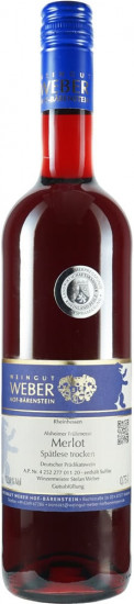 2019 Alsheimer Frühmesse Merlot trocken - Weingut Weber Hof-Bärenstein