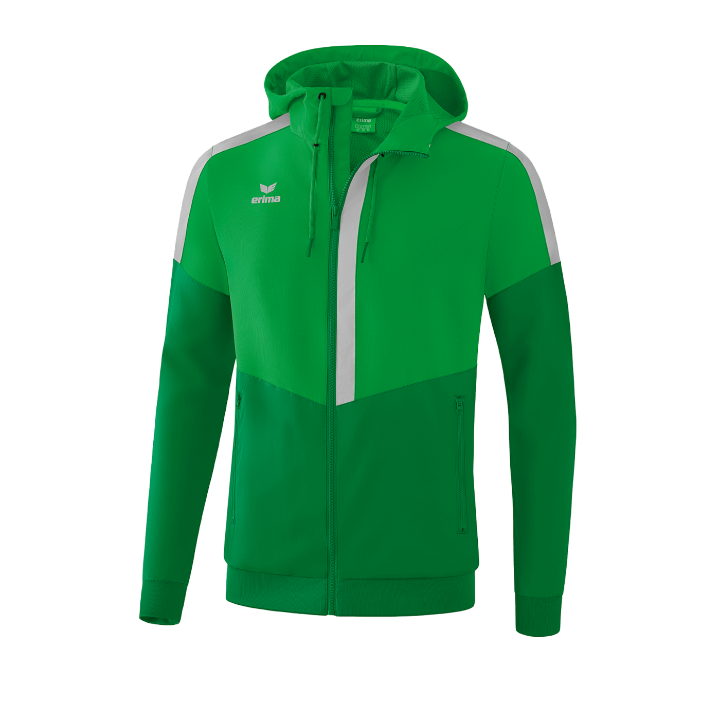 Erima Squad Präsentationsjacke Grün Grau