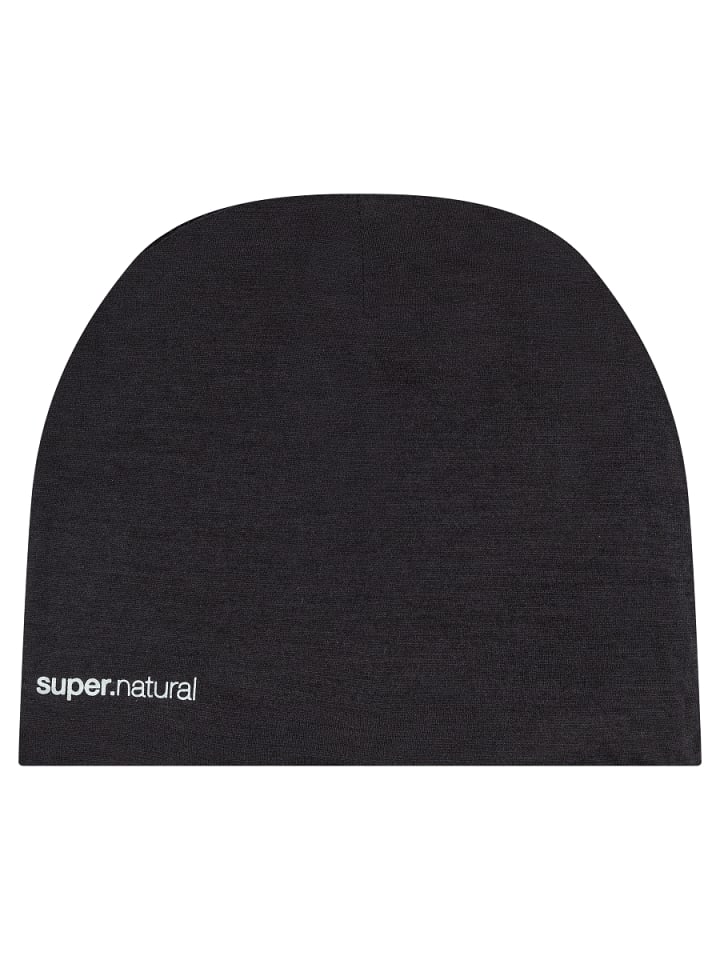 super.natural Merino Mütze EVERYDAY HAT in schwarz günstig kaufen onesize