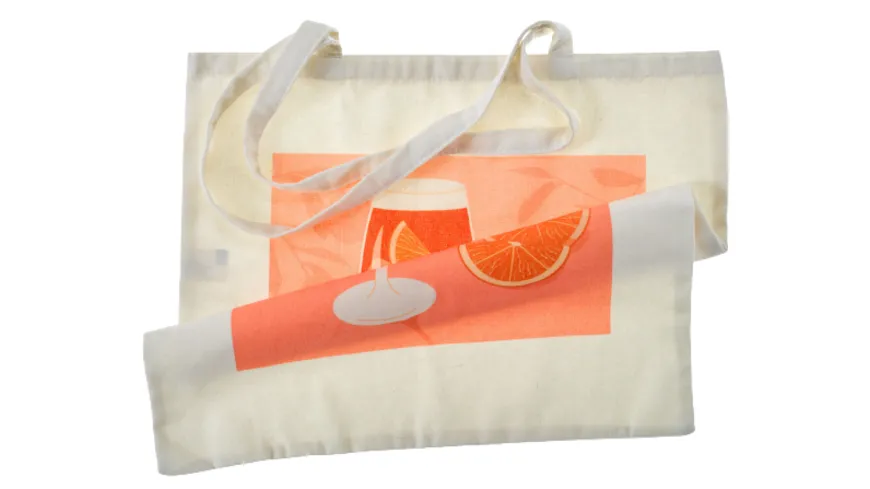 TRENDSHOP Einkaufstasche orange