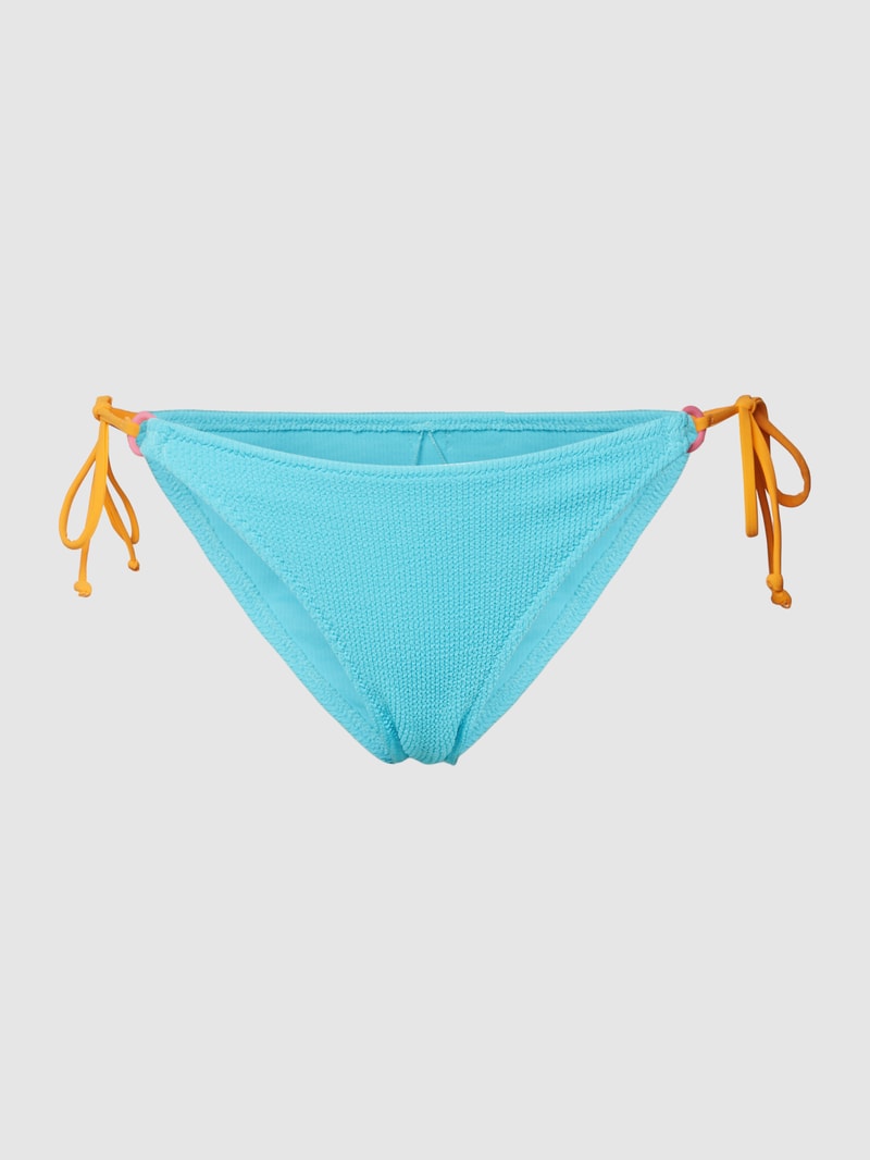 Bikini-Slip mit Strukturmuster Modell 'LENKA' in helltürkis