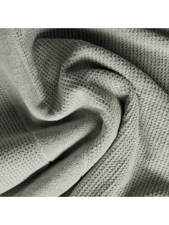 Schiesser 2er-Set: Duschtücher Turin in Grau günstig kaufen 70 x 140 cm