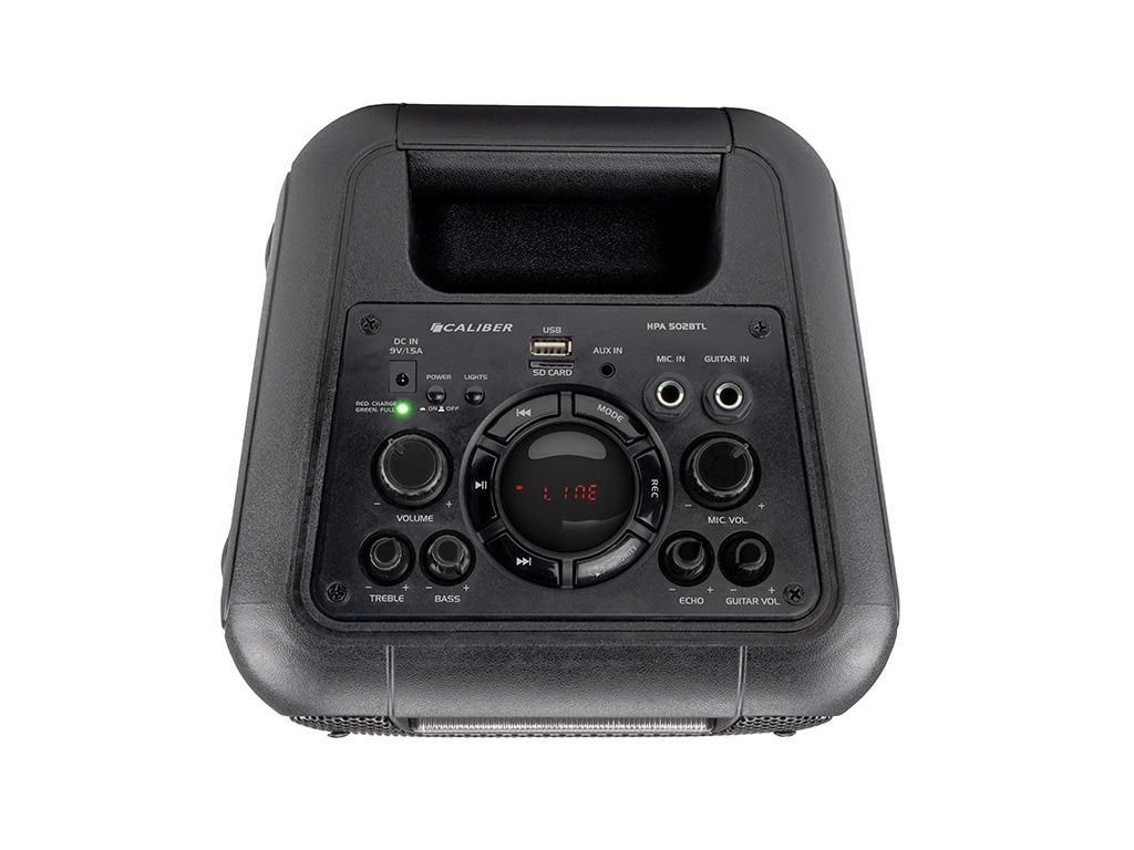 HPA502BTL-Party-Lautsprecher mit Bluetooth, USB, Batterie und Beleuchtung