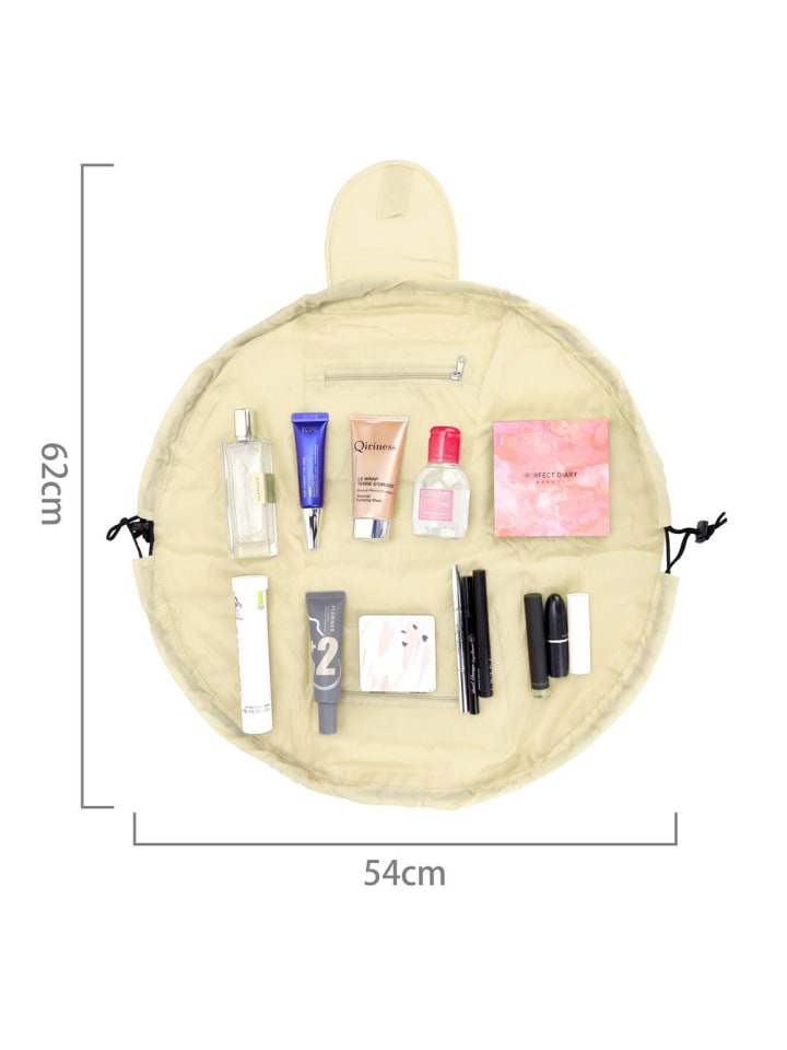 Intirilife One Step Kulturbeutel mit Kordel in CASHEW BEIGE günstig kaufen onesize
