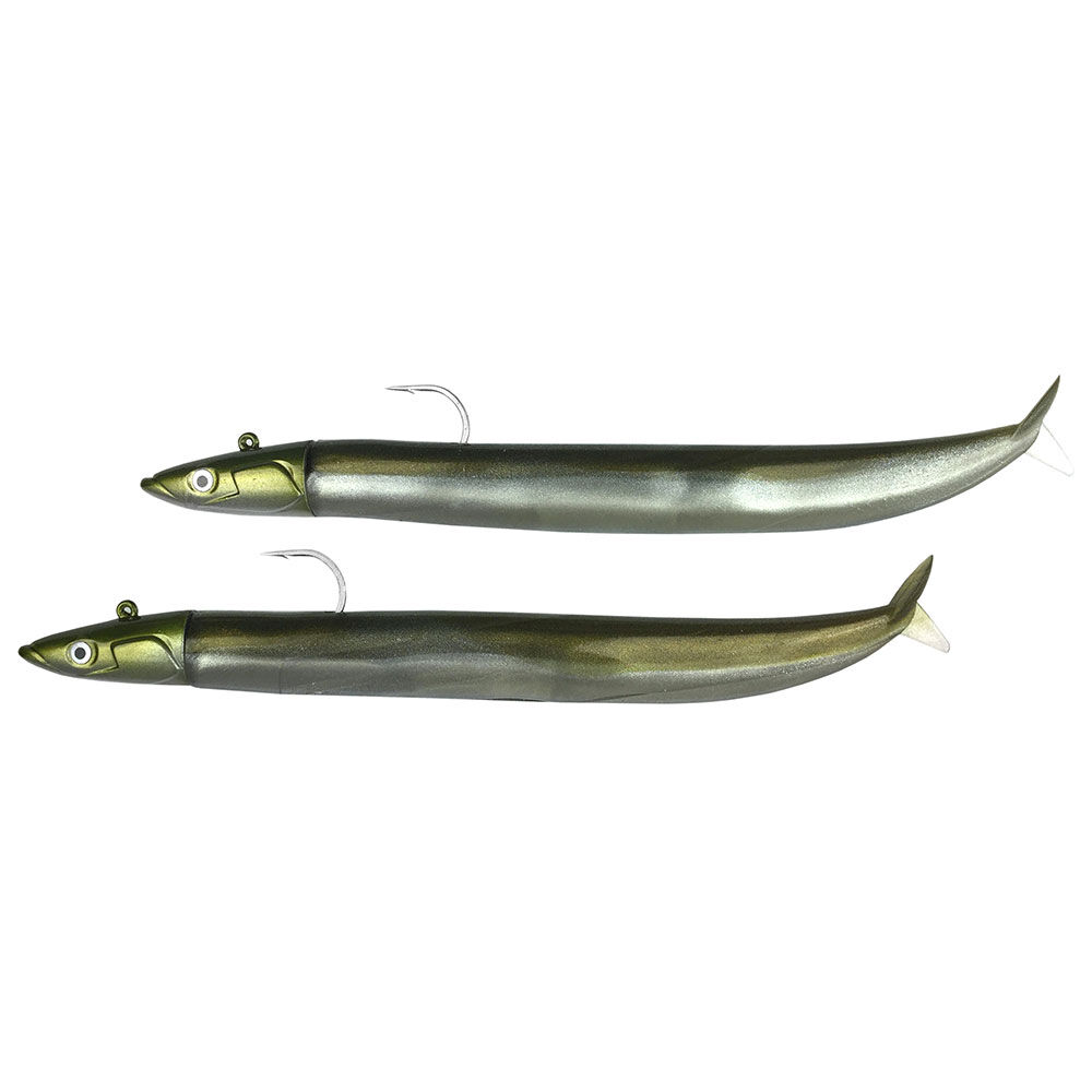 Pehmeät vieheet, fiiish tuplayhdistelmä, crazy sand eel, 180 avomerelle, 18 cm, 40 g