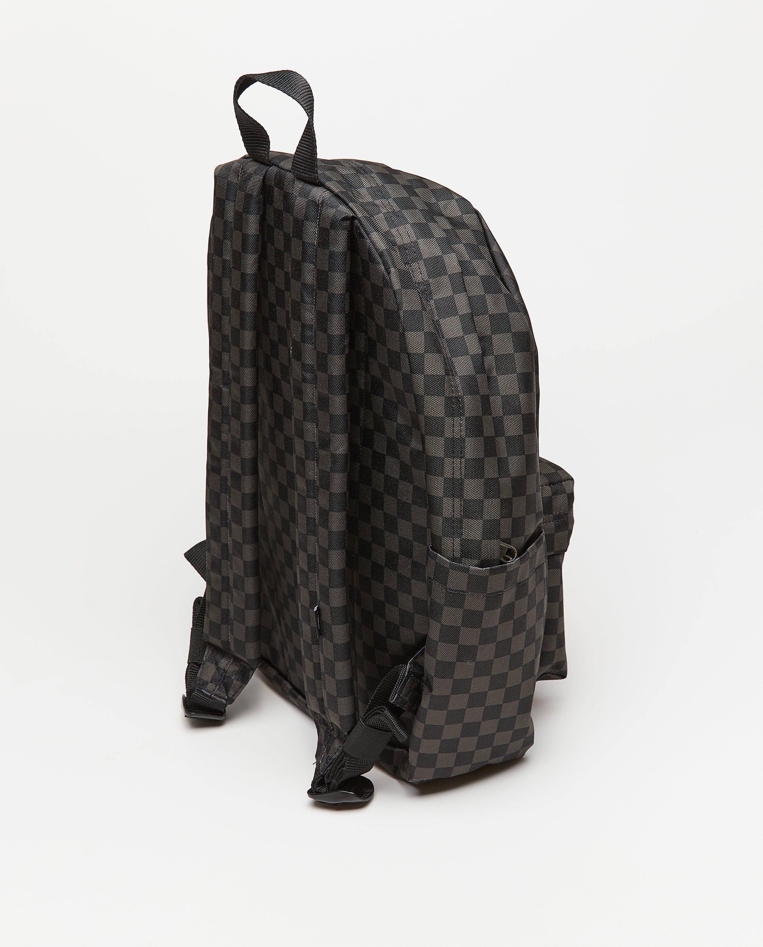 Rucsac Vans în carouri negru