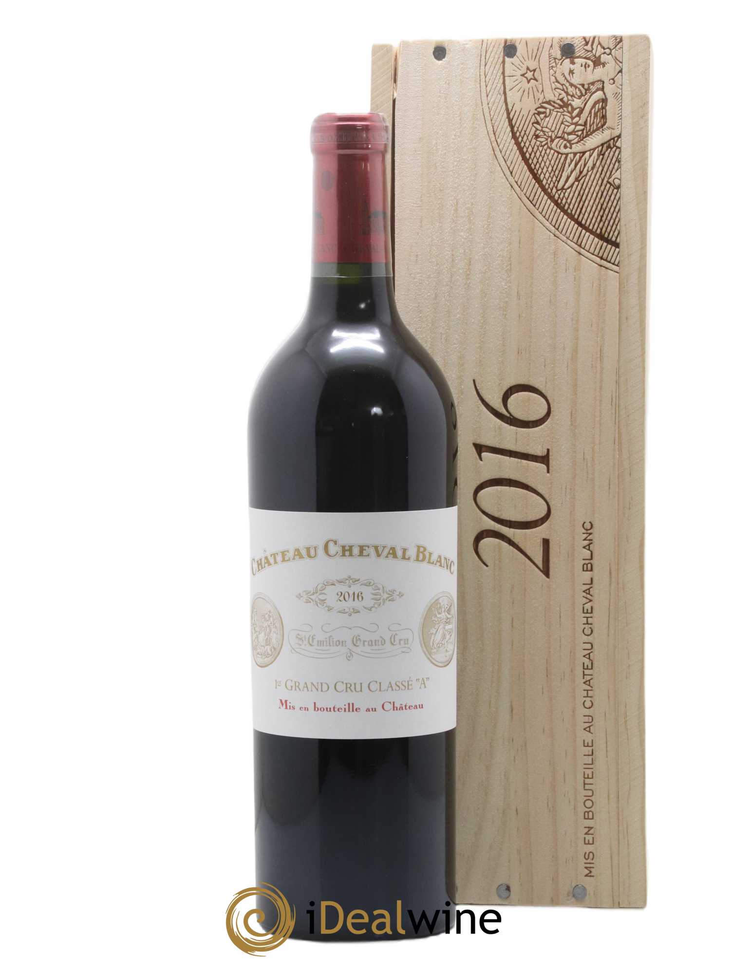 Château Cheval Blanc 1er Grand Cru Classé A  2016 - Lot de 1 Bouteille