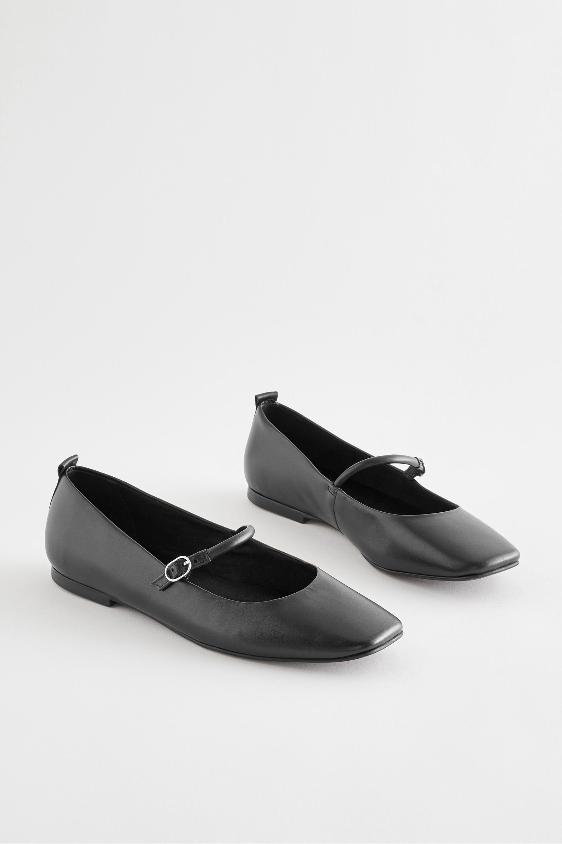 Next Signature flache Mary-Jane-Schuhe aus Leder Ballerina (1-tlg)