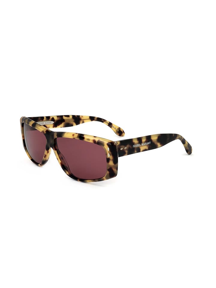 ISABEL MARANT ÉTOILE Damen-Sonnenbrille in Schwarz-Gelb/ Bordeaux günstig kaufen 61