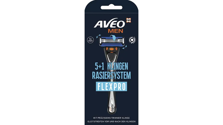 AVEO Men Rasiersystem 5 Klingen FlexPro