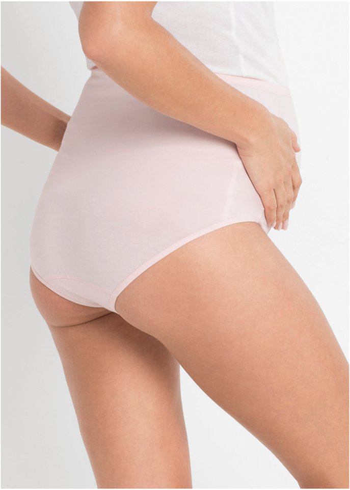Überbauchslip mit Bio-Baumwolle (2er Pack)