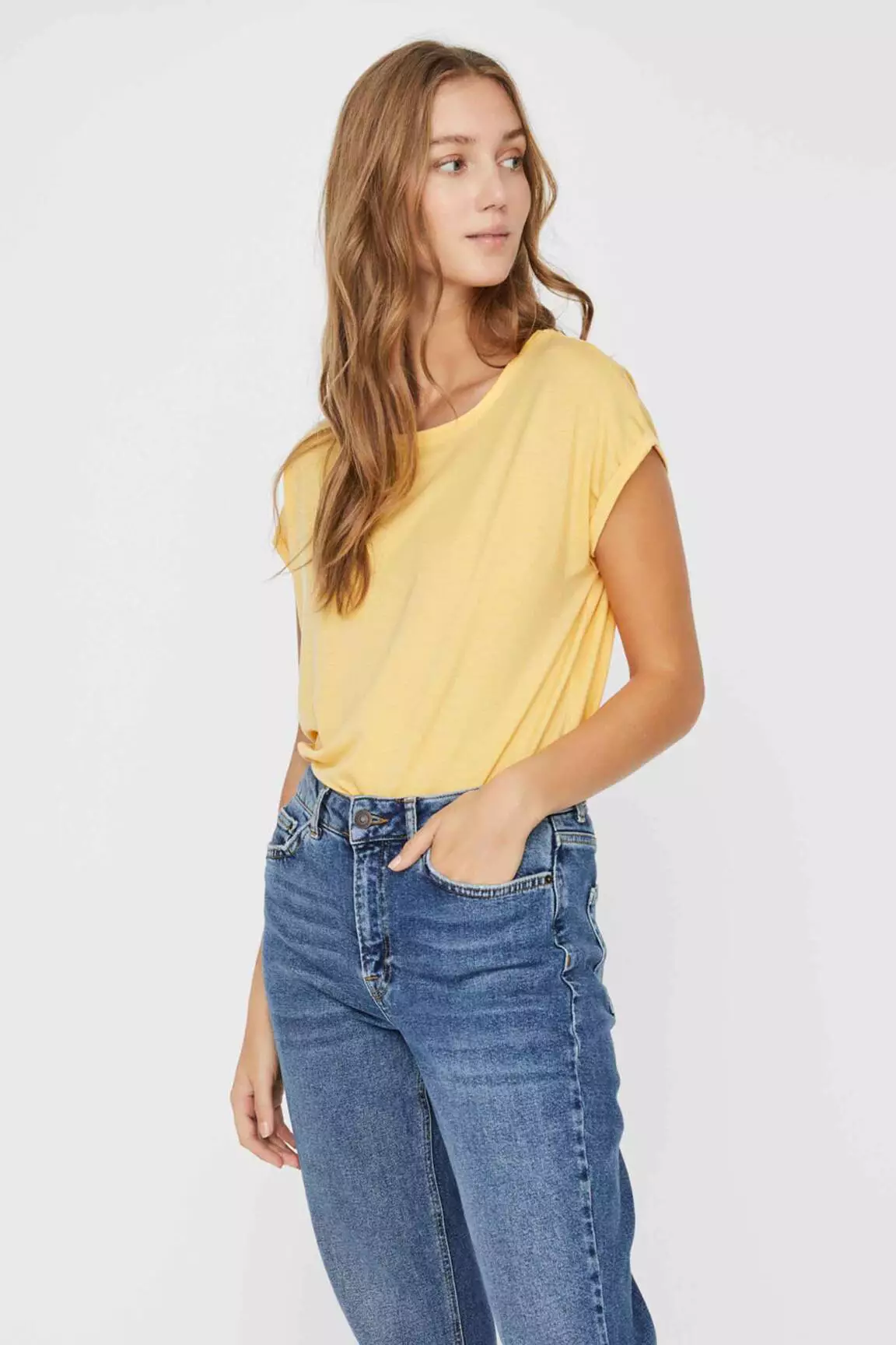 Vero Moda Tops Femme couleur jaune